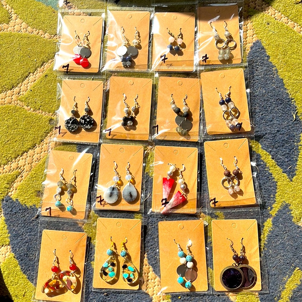 Handmade beaded jewelry. $7 ea